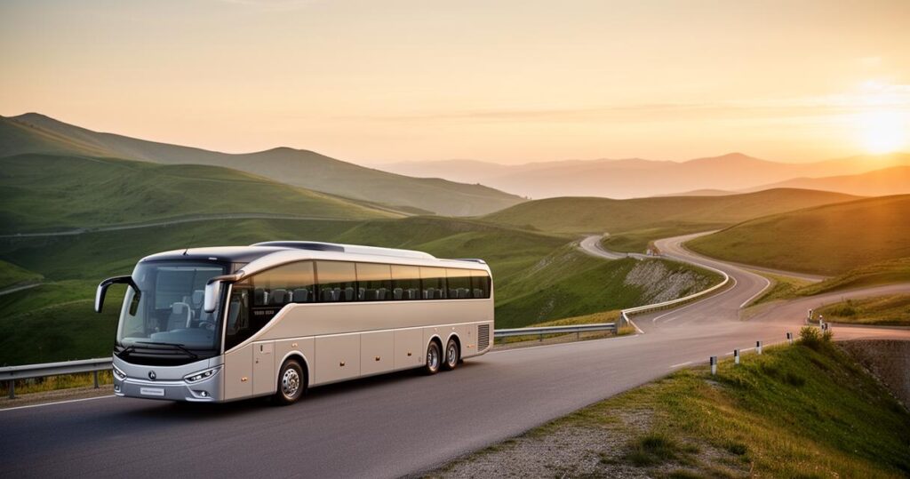 Location bus 50 places avec chauffeur : tarifs et options adaptés au transport de groupes scolaires